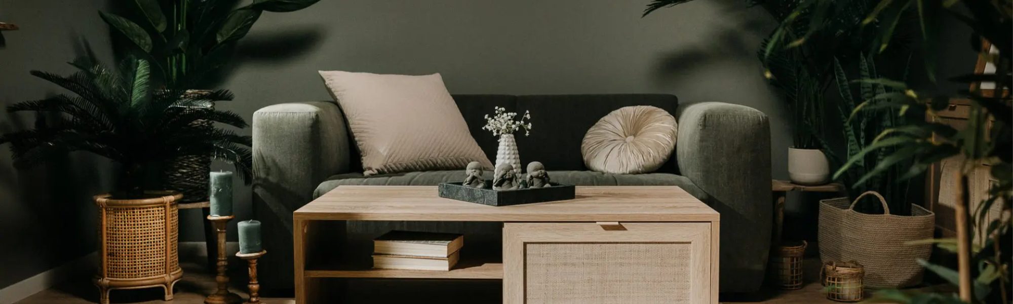 Bali Couchtisch Rattanoptik